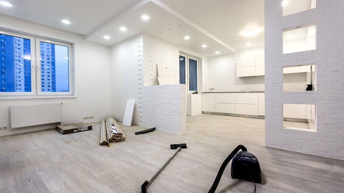 Avengers Cleaning Services providing post-construction cleaning to remove dust and debris from newly renovated homes.