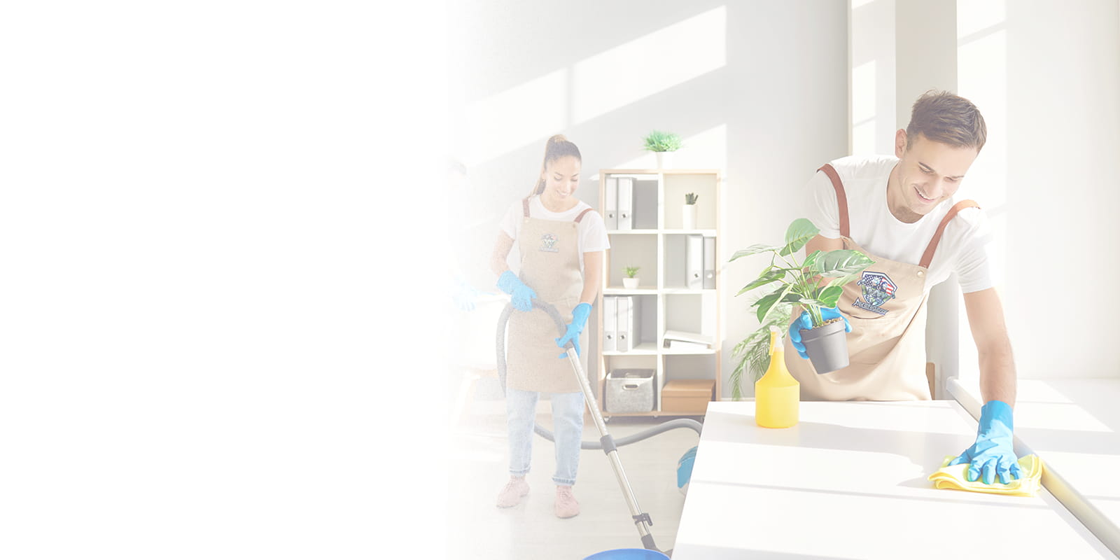 Avengers Cleaning Services team providing environmentally safe and professional house cleaning with a 100% satisfaction guarantee